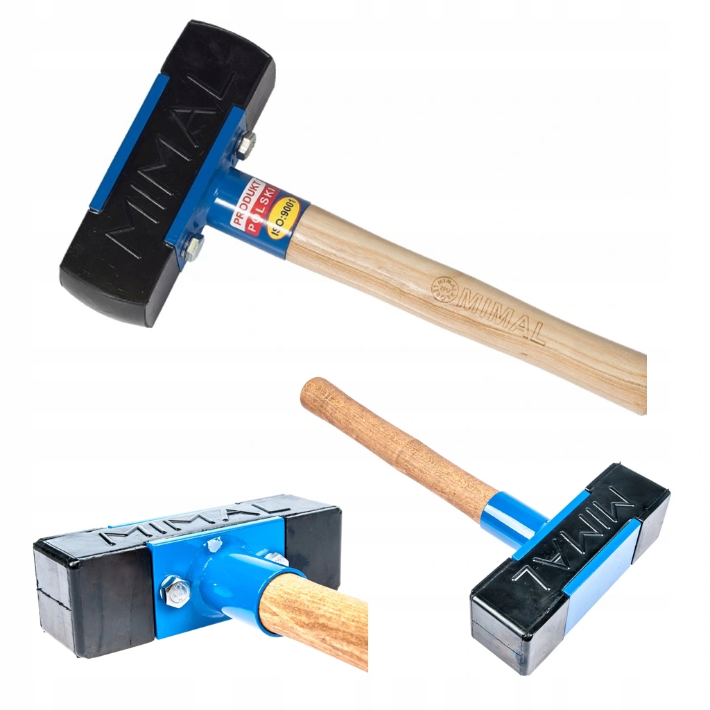 

Młotek Gumowy brukarski MBM01 2,0 Kg Mimal
