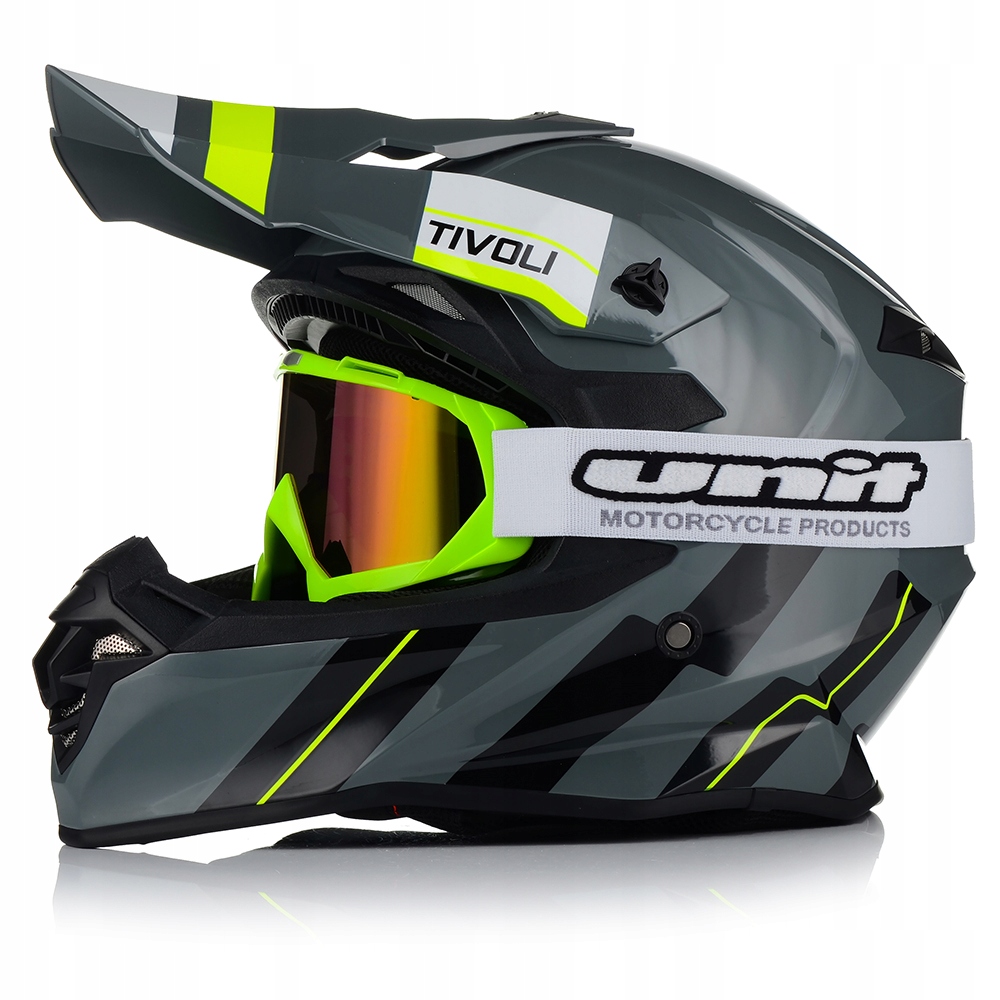 Motocyklová Prilba Vito Tivoli Nardo Okuliare Terénna Enduro Cross Štvorkolka