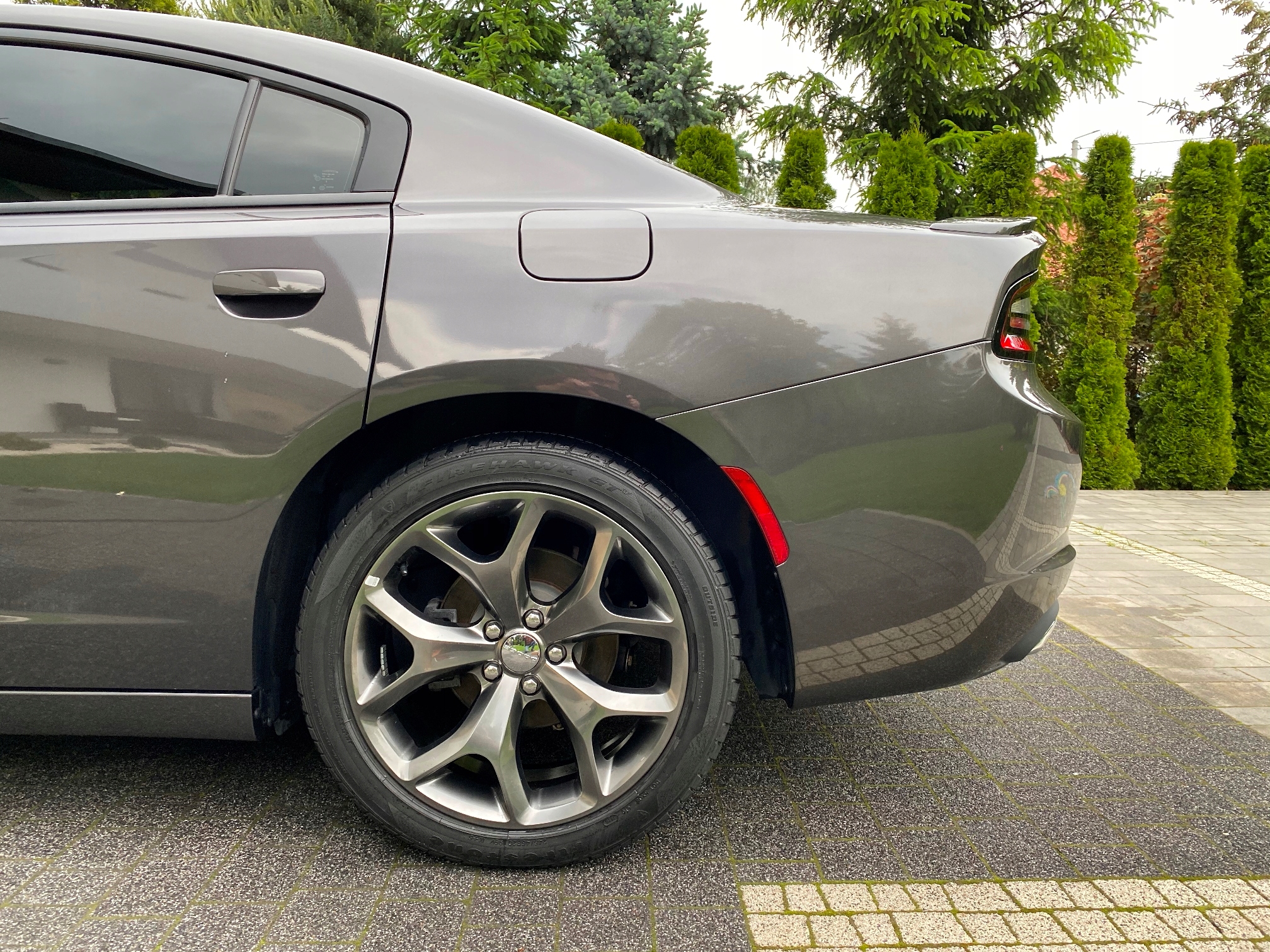 Dodge Challenger 2008 2014 obrysowki obrysowka LED Color red orange