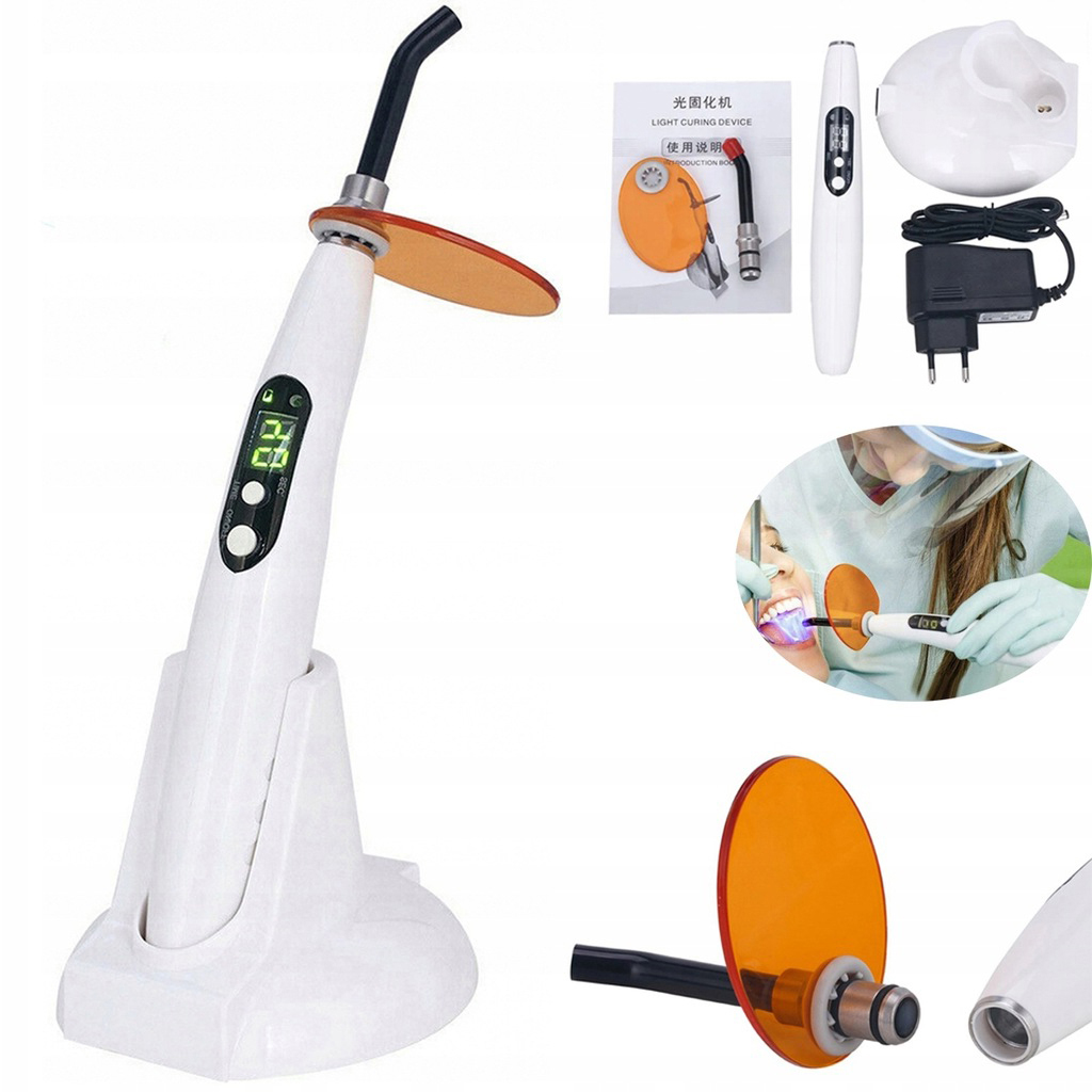Lampa Polimeryzacyjna Dentystyczna Led 2200MAH 4 Tryby Biały