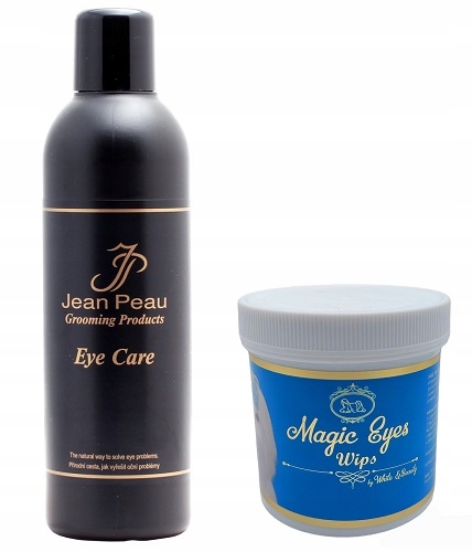 Levně Jean Peau Eye Care tekutý odbarvovač 200 Ml Magic Eyes Wipes 100 ks