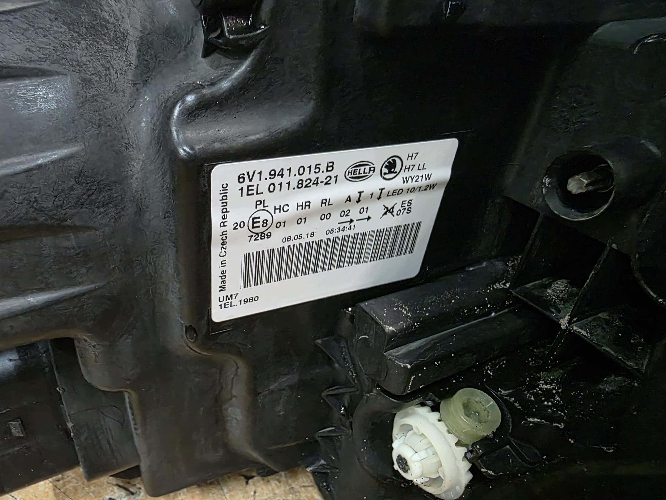 front complete Skoda Fabia III 2018 LA7W