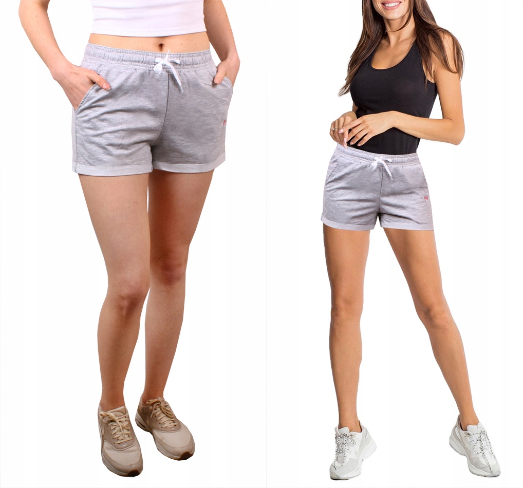 SZORTY krótkie SPODENKI haft 8123 szary 36 S Marka inna