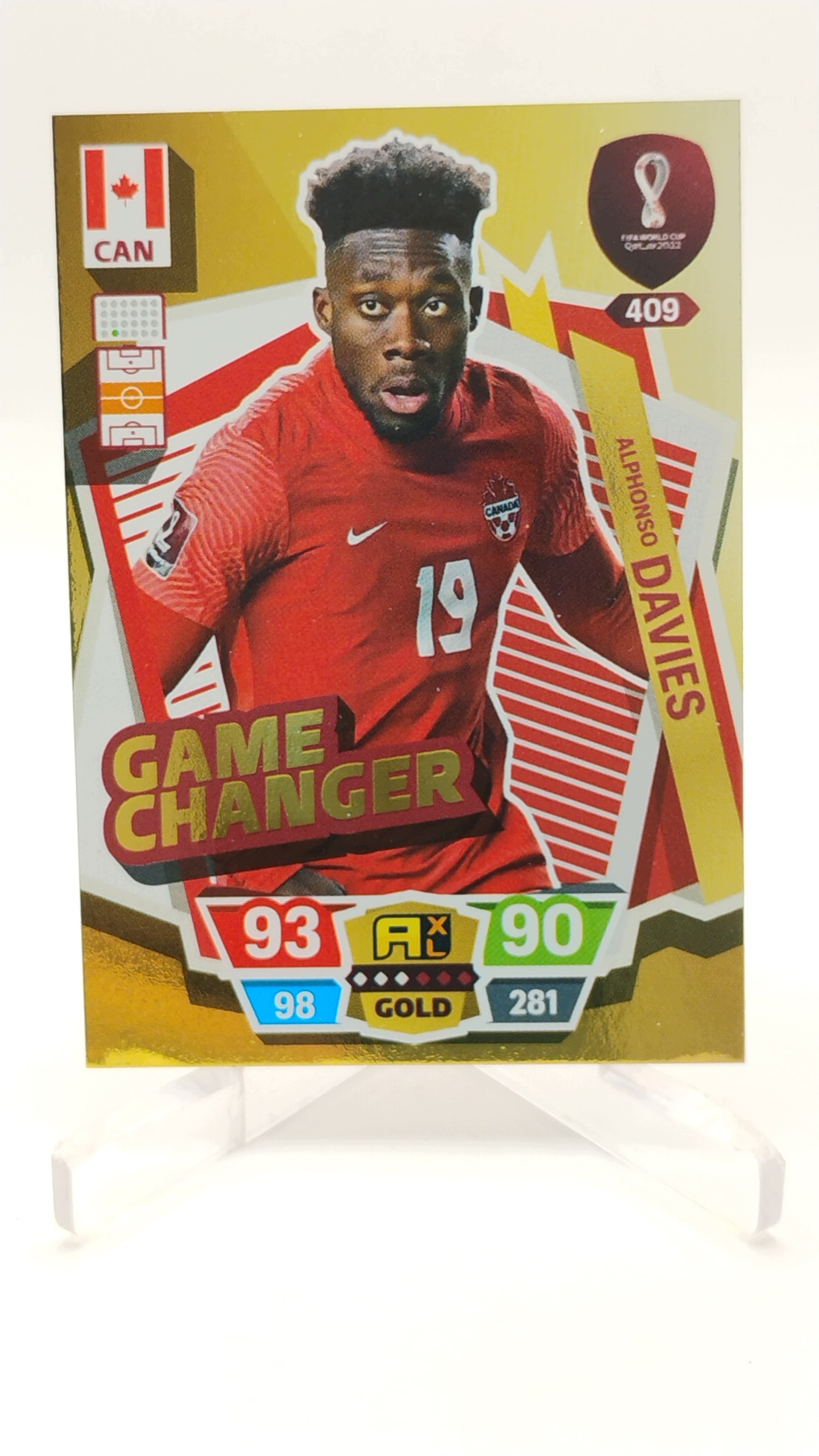 Panini World Cup Qatar 2022 Game Changer 409 Alphonso Davies Kanada