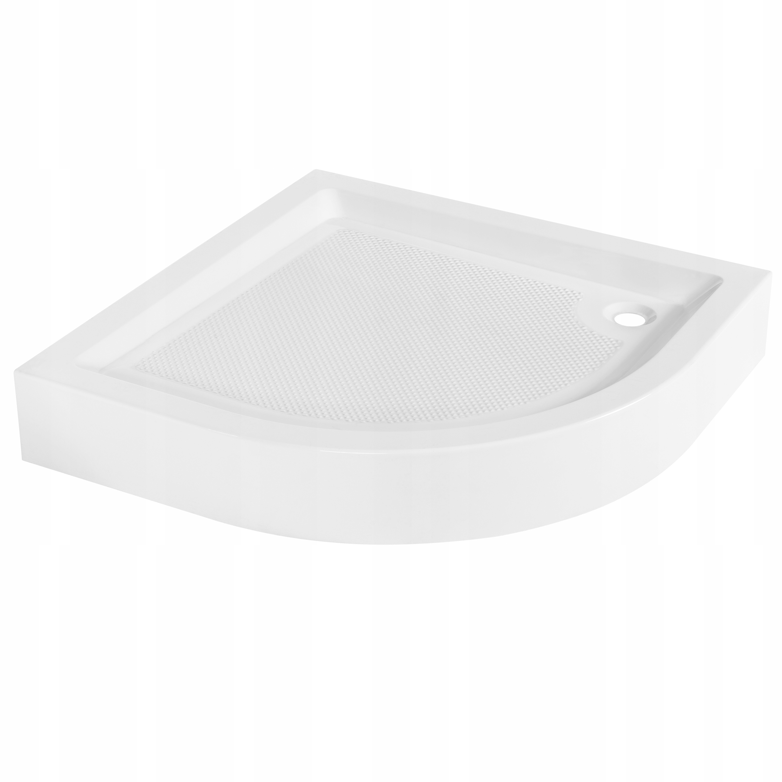 Brodzik Prysznicowy 90x90x16 cm Łazienkowy Do Prysznica Półokrągły Invena