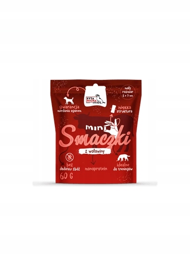 5 x Syta Micha Tréninkové pamlsky Mini pro malého psa Hovězí Maso 60 g