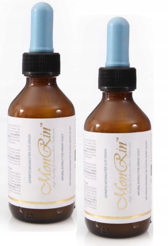 Set MonRin Čistící mléko na pokožku hlavy 100 ml x2
