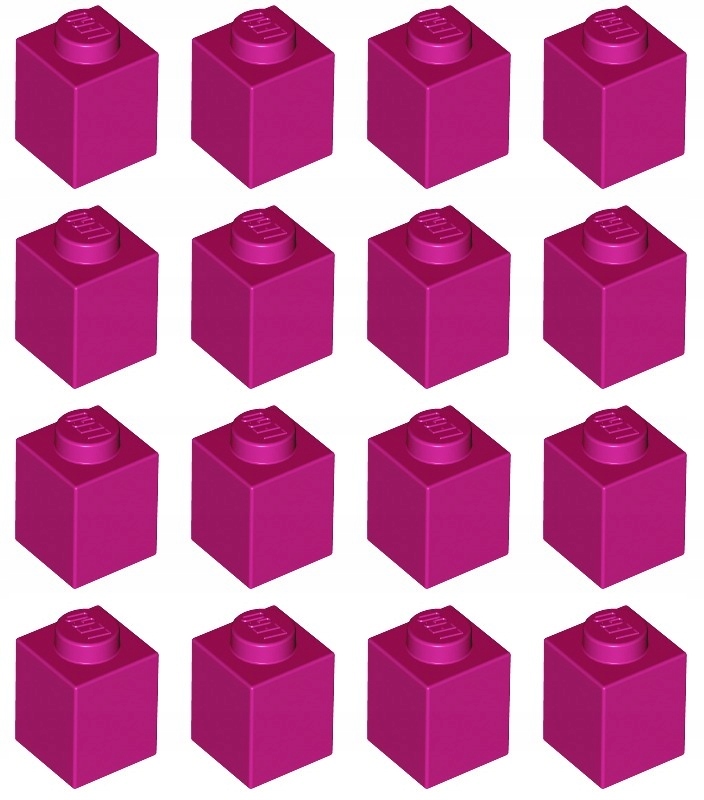 

Lego 3005 Klocek 1x1 magenta (9g) 16 szt.