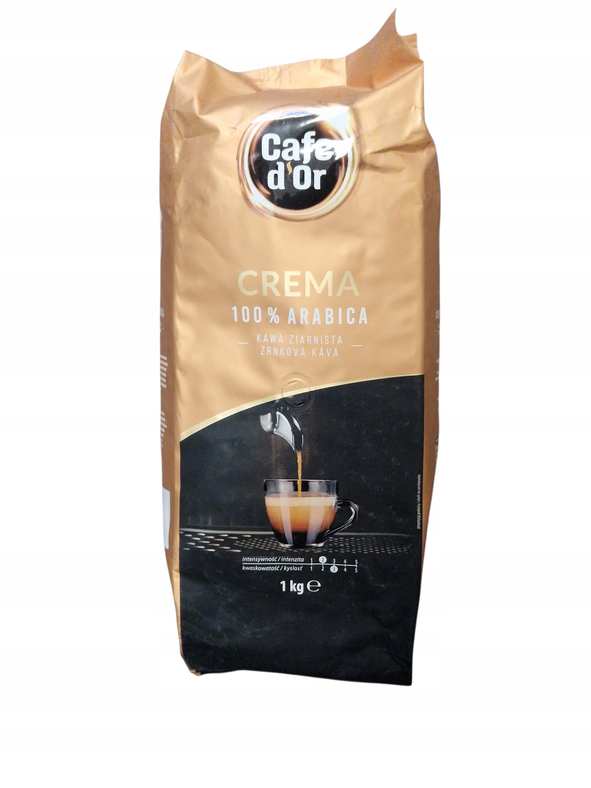 Kawa ziarnista arabica 100% Cafe d'Or Crema 1000 g