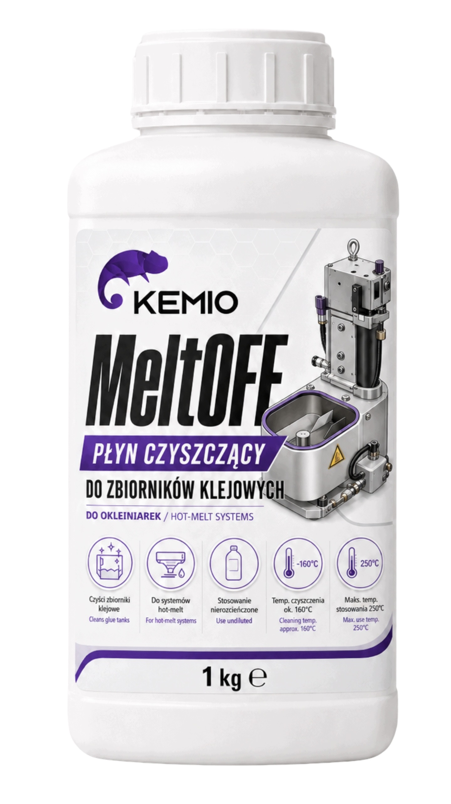 Čisticí Kapalina Pro Lepicí Nádrž V Olepovačkách Kemio Meltoff 1 Kg