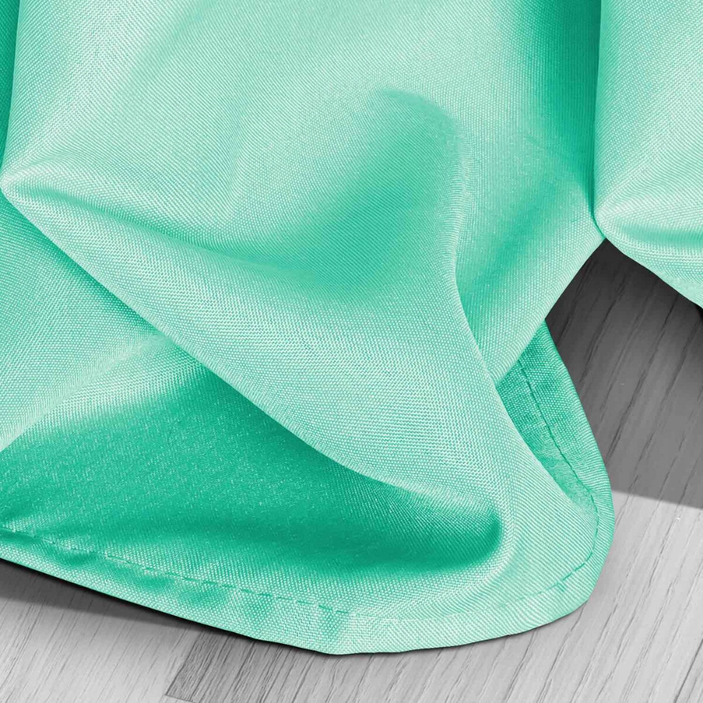 MIĘTOWA MODNA ZASŁONA TAŚMA ŻABKI 140X250 VIVA Marka Spod Igły i Nitki