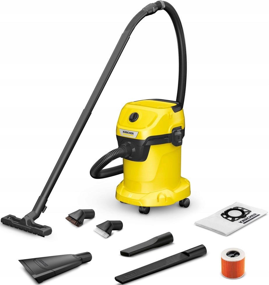 Odkurzacz uniwersalny Karcher Wd 3 V-17/6/20 Car 1000W 17L Funkcja wydmuchu