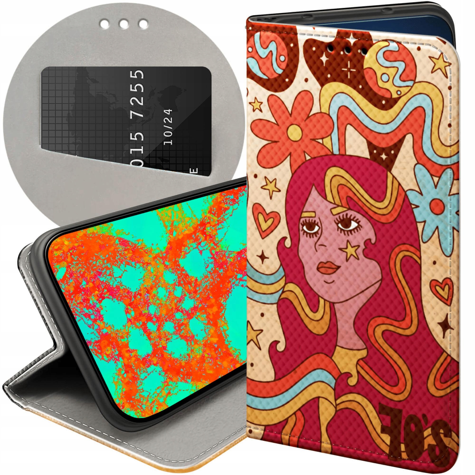 Etui Z Klapką Do Xiaomi Redmi 9 Hippie Peace Hippisi Futerał Case