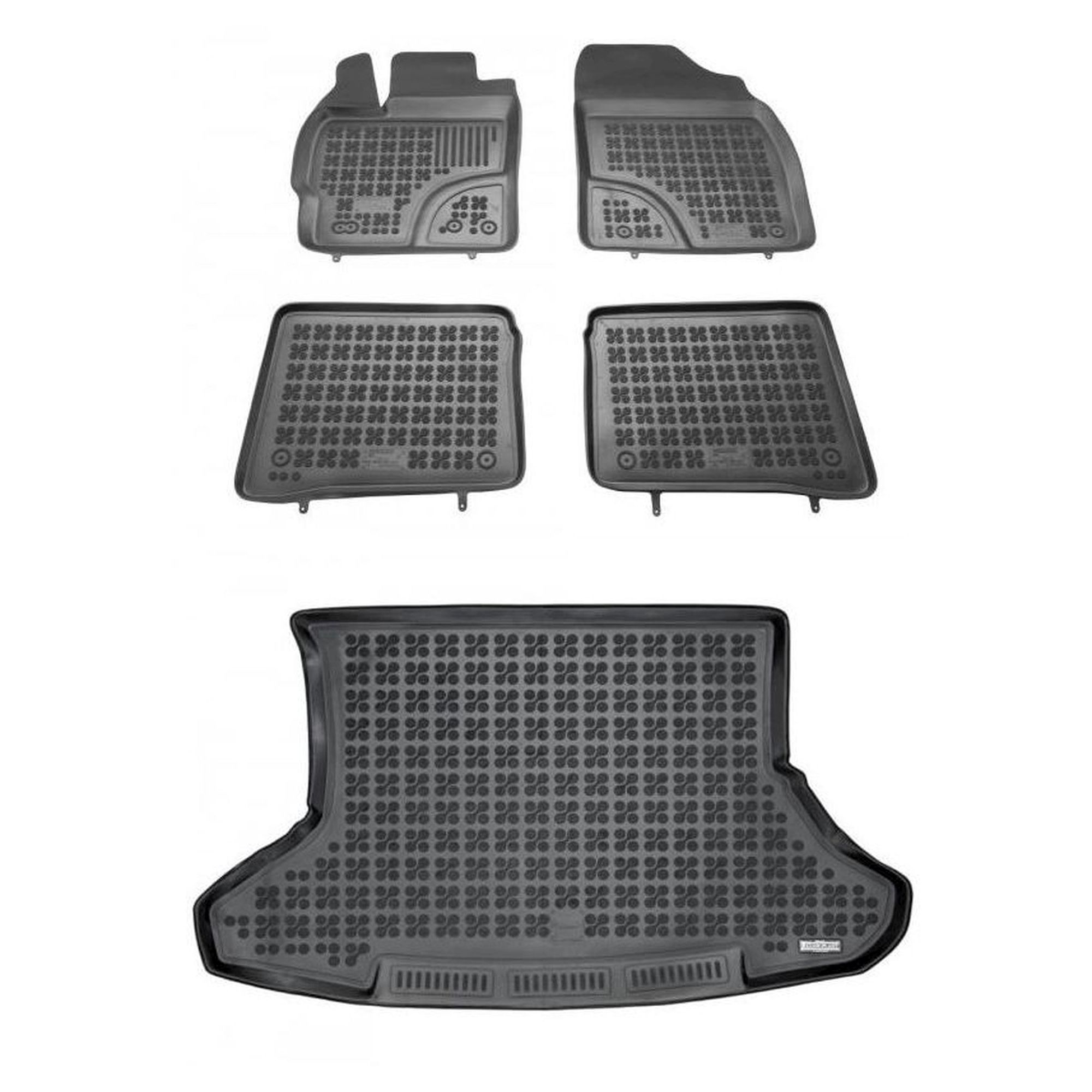 Gumová sada kobercov a rohoží Toyota Prius III XW30 2009-2015