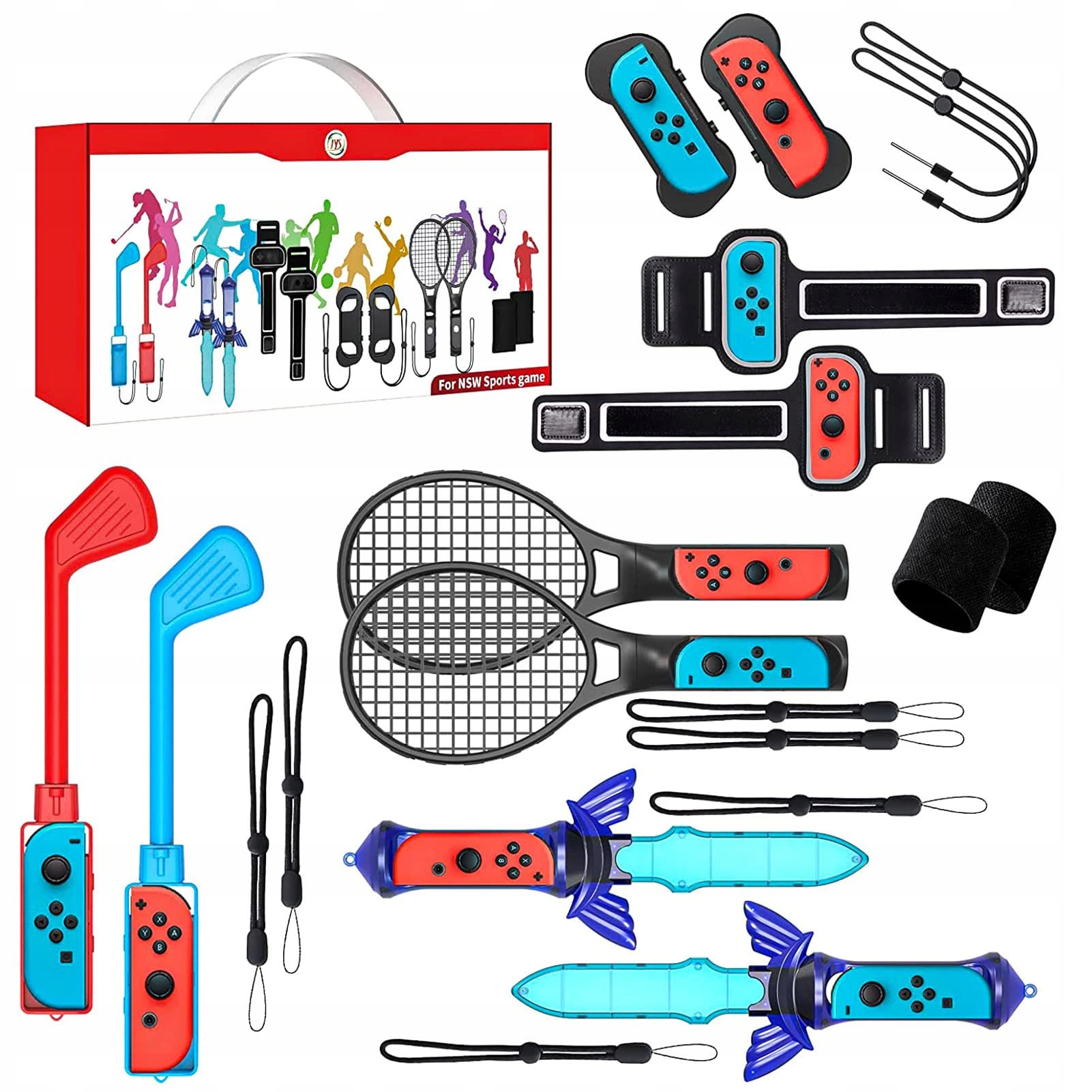 Zestaw do aktywności fizycznej do Switch Oled Golf Tenis Sports 12 w 1