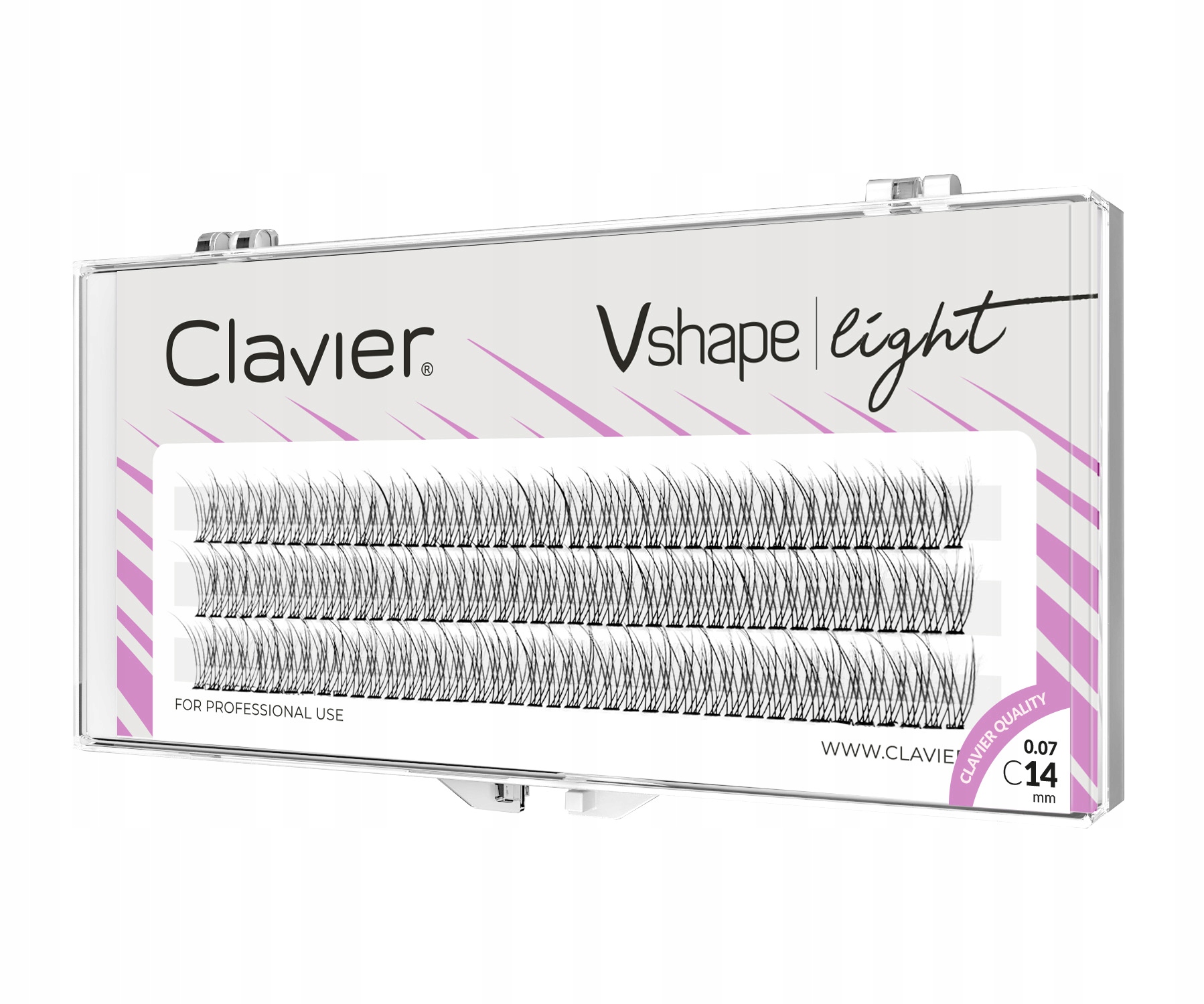 RZĘSY CLAVIER VSHAPE LIGHT 14MM Marka Clavier