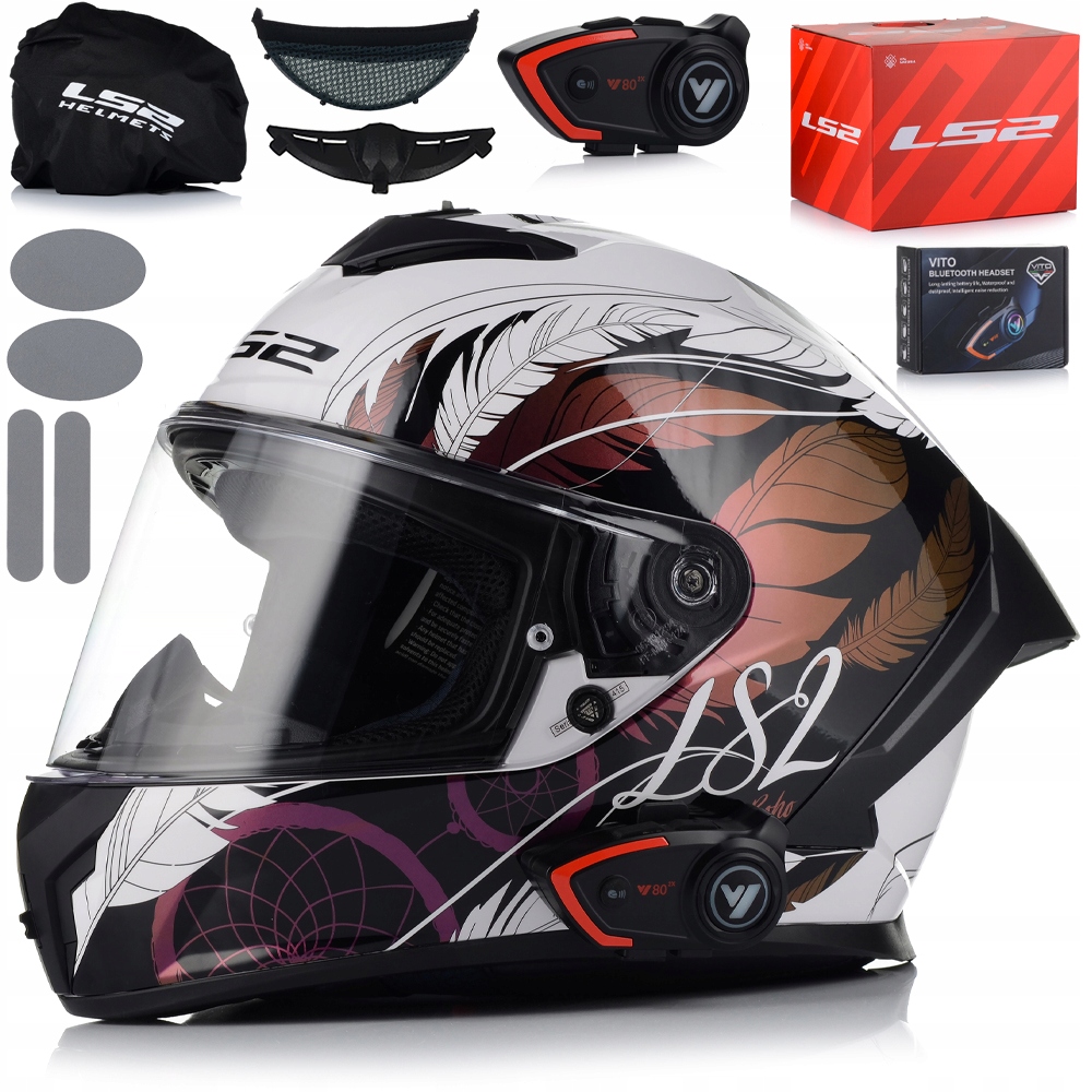 Motocyklová Prilba LS2 FF820 Rapid III Systém Pinlock Ecer 22.06 Interkom