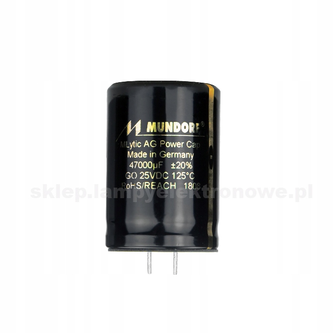 Elektrolytický kondenzátor 47000uF 25V MLytic Ag Print Mundorf