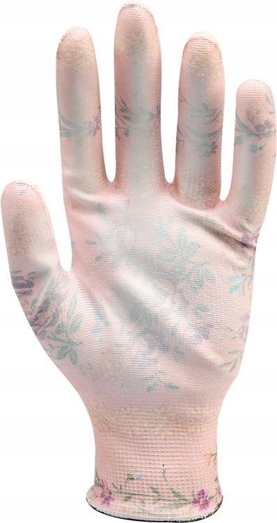 RĘKAWICE OGRODOWE OGRODNICZE KWIATY 15 PAR - R. 10 Seria T24-0168