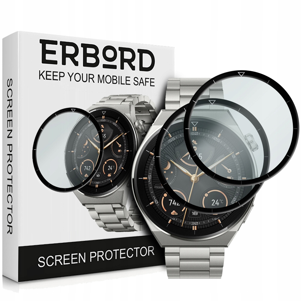 

2x Szkło Hybrydowe Do Huawei Watch Gt 3 Pro 46MM