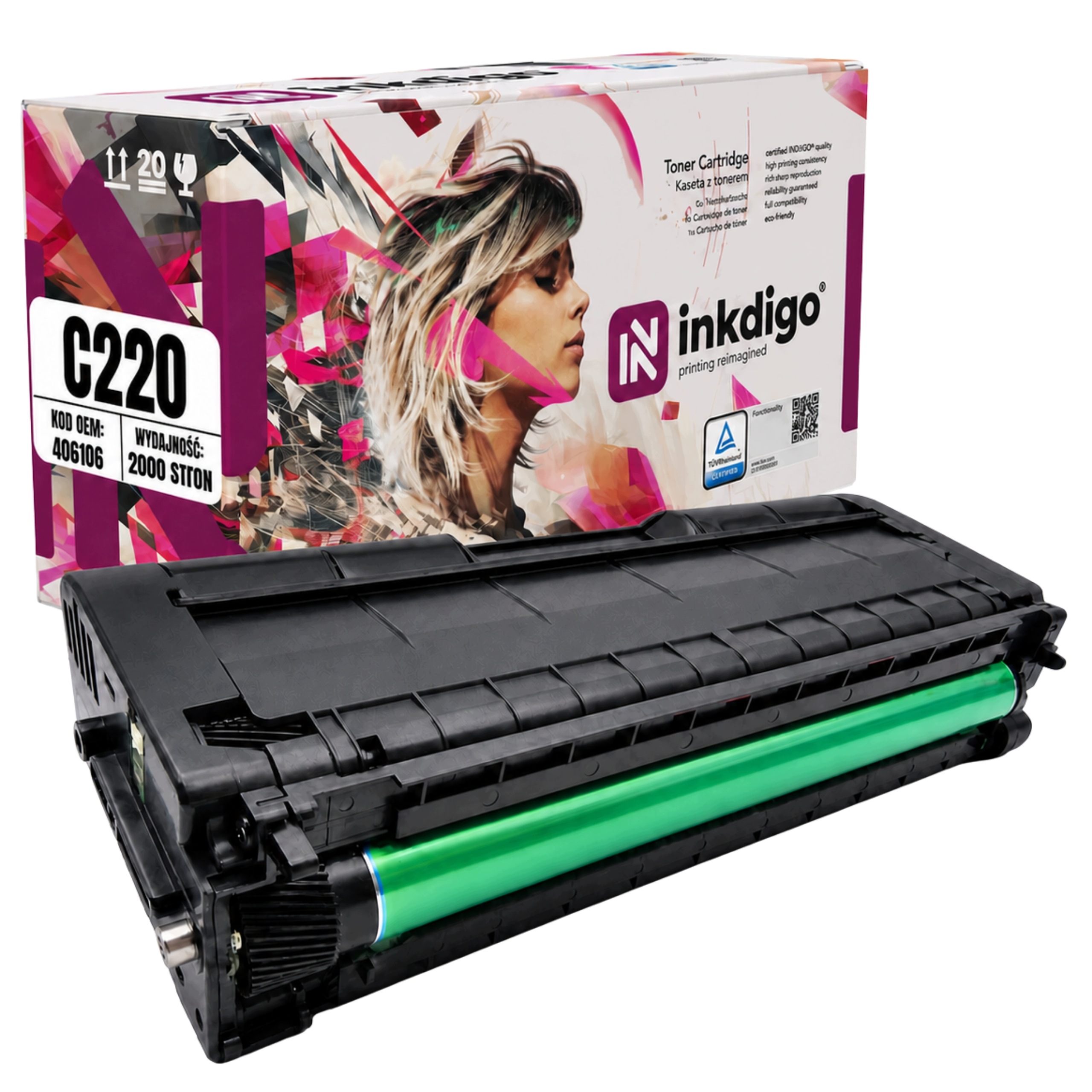 Toner Pro Ricoh SPC220 SPC221 SPC222 SPC240 XL Žlutý