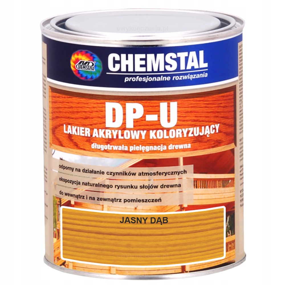 

Lakier Dp-u do drewna Chemstal Jasny Dąb 3L