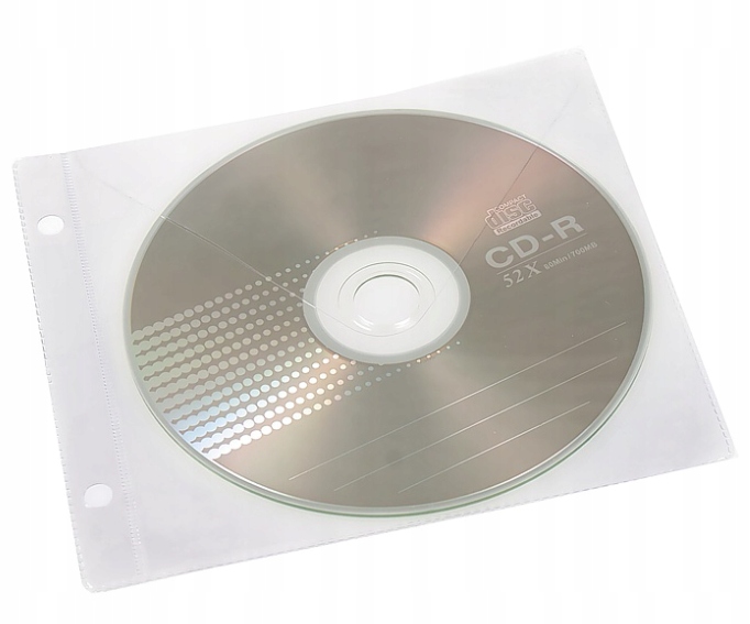 

Koszulka na CD/DVD do segregatora 10 sztuk