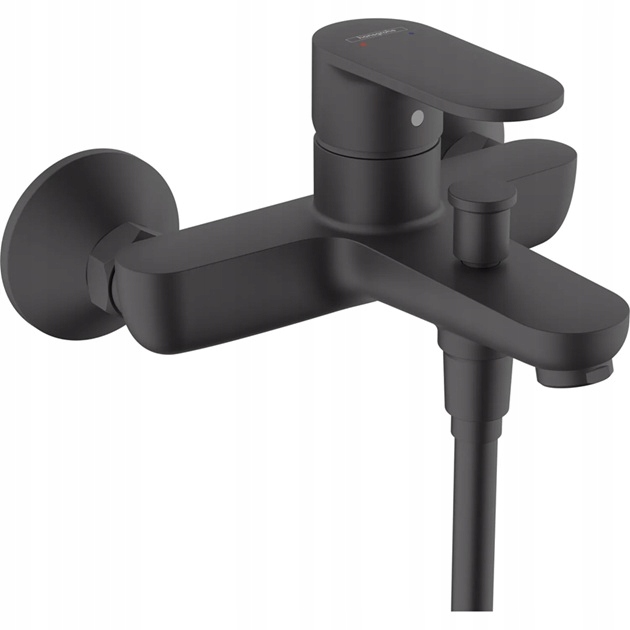 Bateria Wannowa Ścienna Vernis Blend, Czarny Mat [hansgrohe]