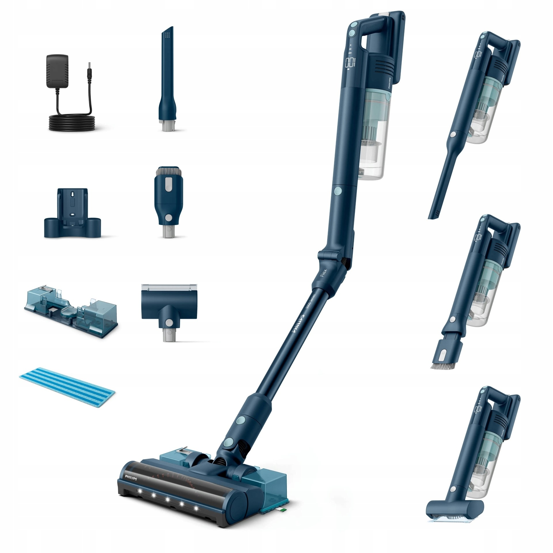 Philips Séria 5000 Bezdrôtový vysávač Flex XC5244/10