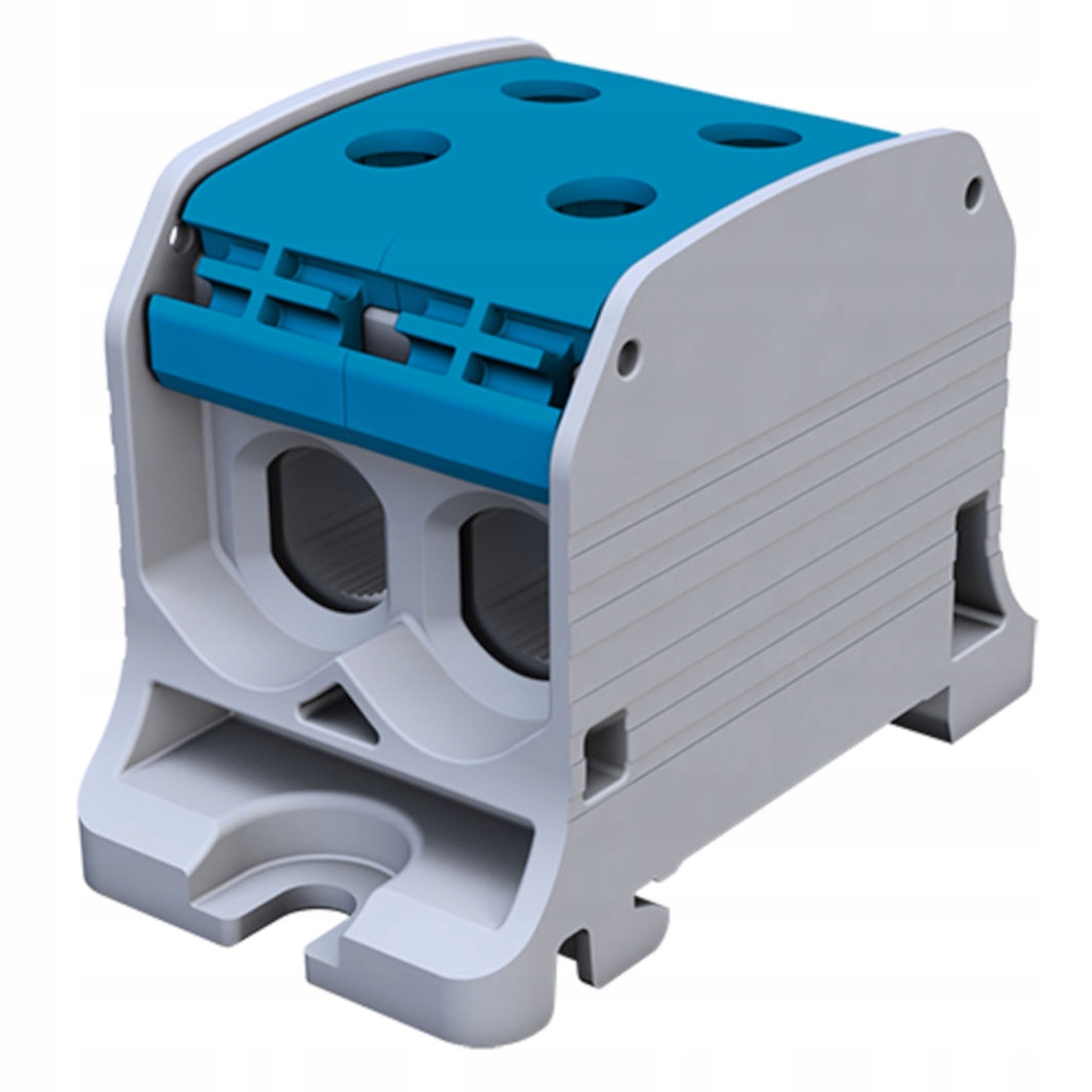 SIMBLOCK Złączka szynowa 4x50mm² STB50-2 niebieska