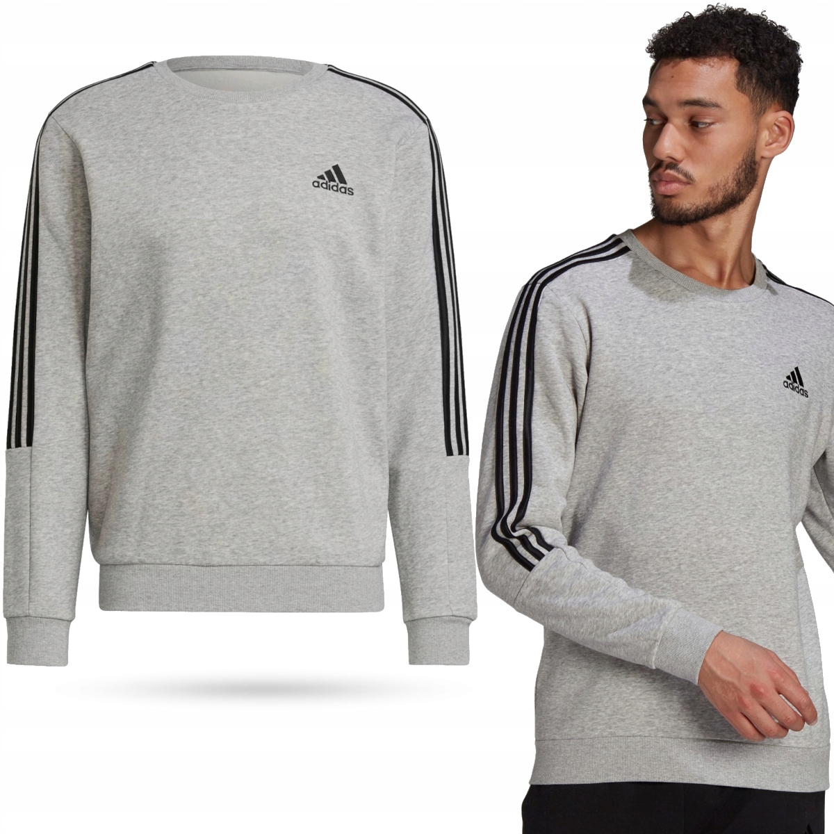 

Bluza Męska Adidas Wkładana Ocieplana Bawełna XXL