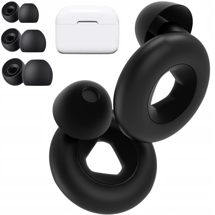 Zatyczki Stopery Wyciszające do Uszu Spania Quiet 2.0 Black -25db