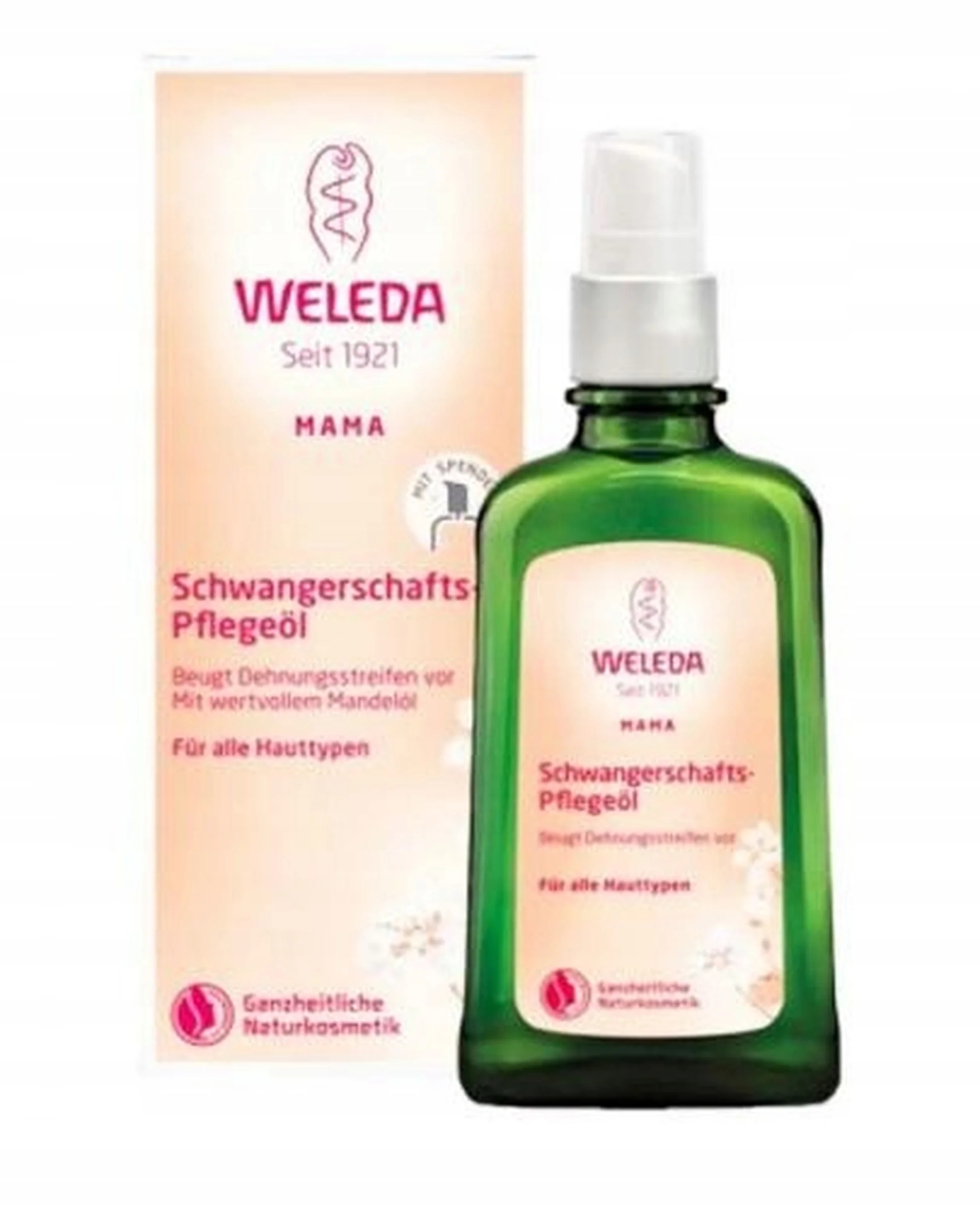 Weleda Mama Olejek do masażu na rozstępy dla kobiet w ciąży 100 ml
