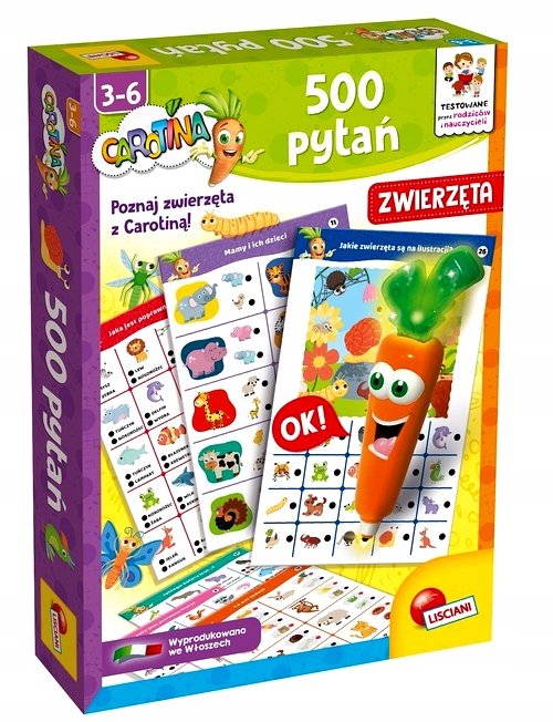 CAROTINA 500 PYTAŃ ZWIERZĘTA