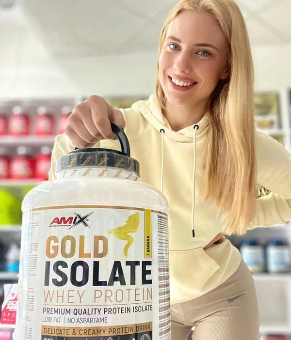 IZOLAT BIAŁKA WPI 90% Amix Gold Whey Isolate Protein - odżywka białkowa Pojemność 30 ml