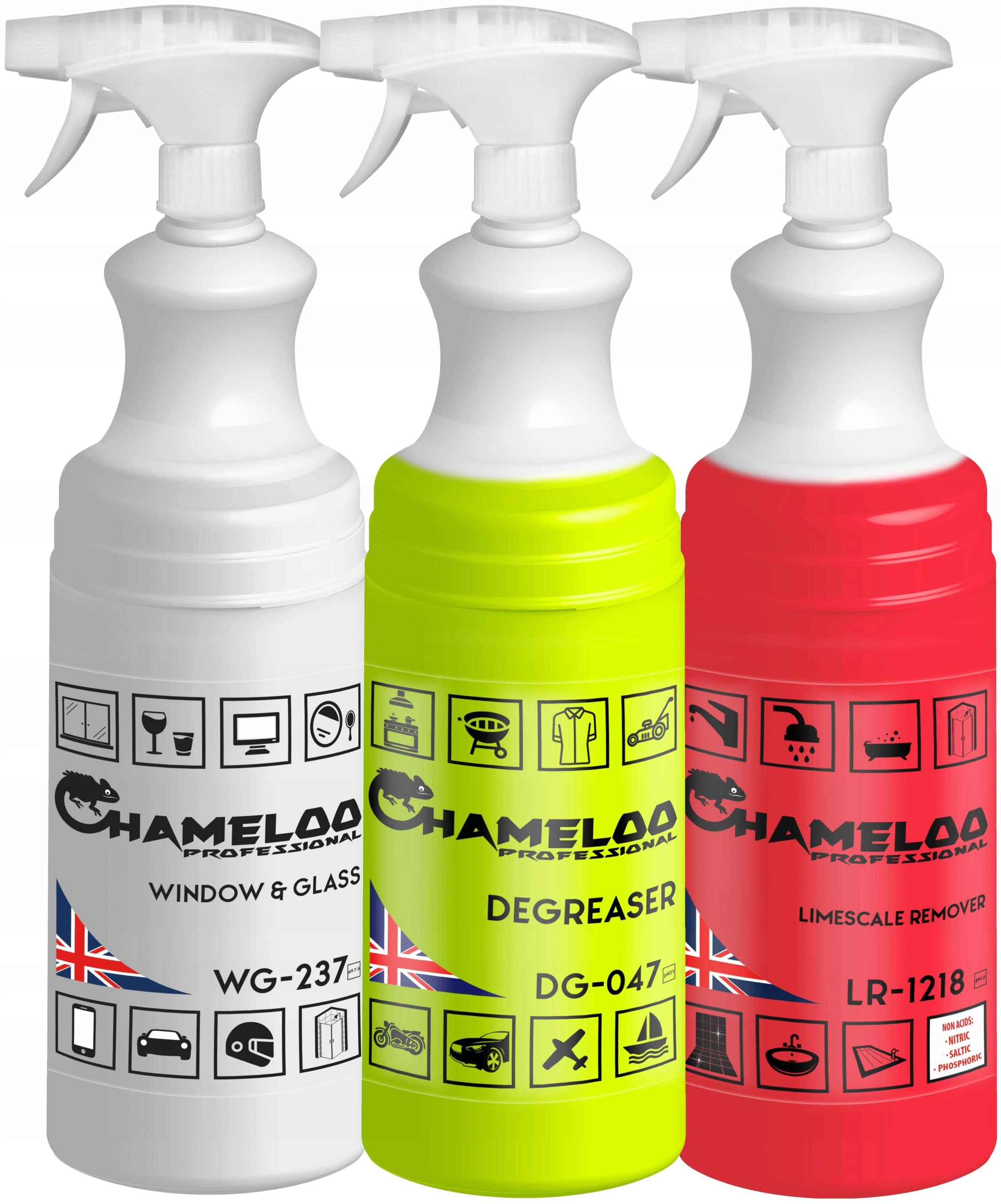 

Chameloo Professional Zestaw spray (3x 1L) (uk)