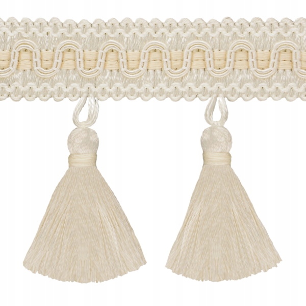 Páska se střapci 90mm/10m ecru PE-80 BPK-190