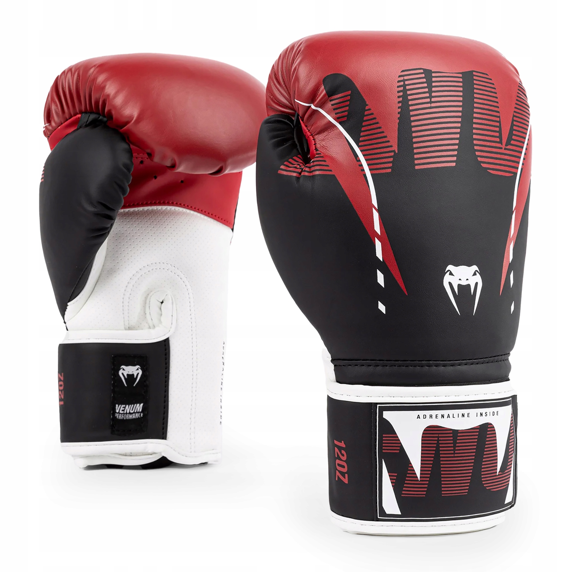 Boxerské rukavice Venum Adrenaline Boxing black/red 10oz