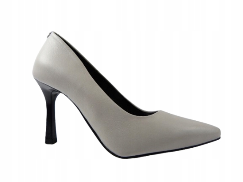 Ecri lico dámské lodičky podpatky elegantní boty lodičky kůže Karino 39