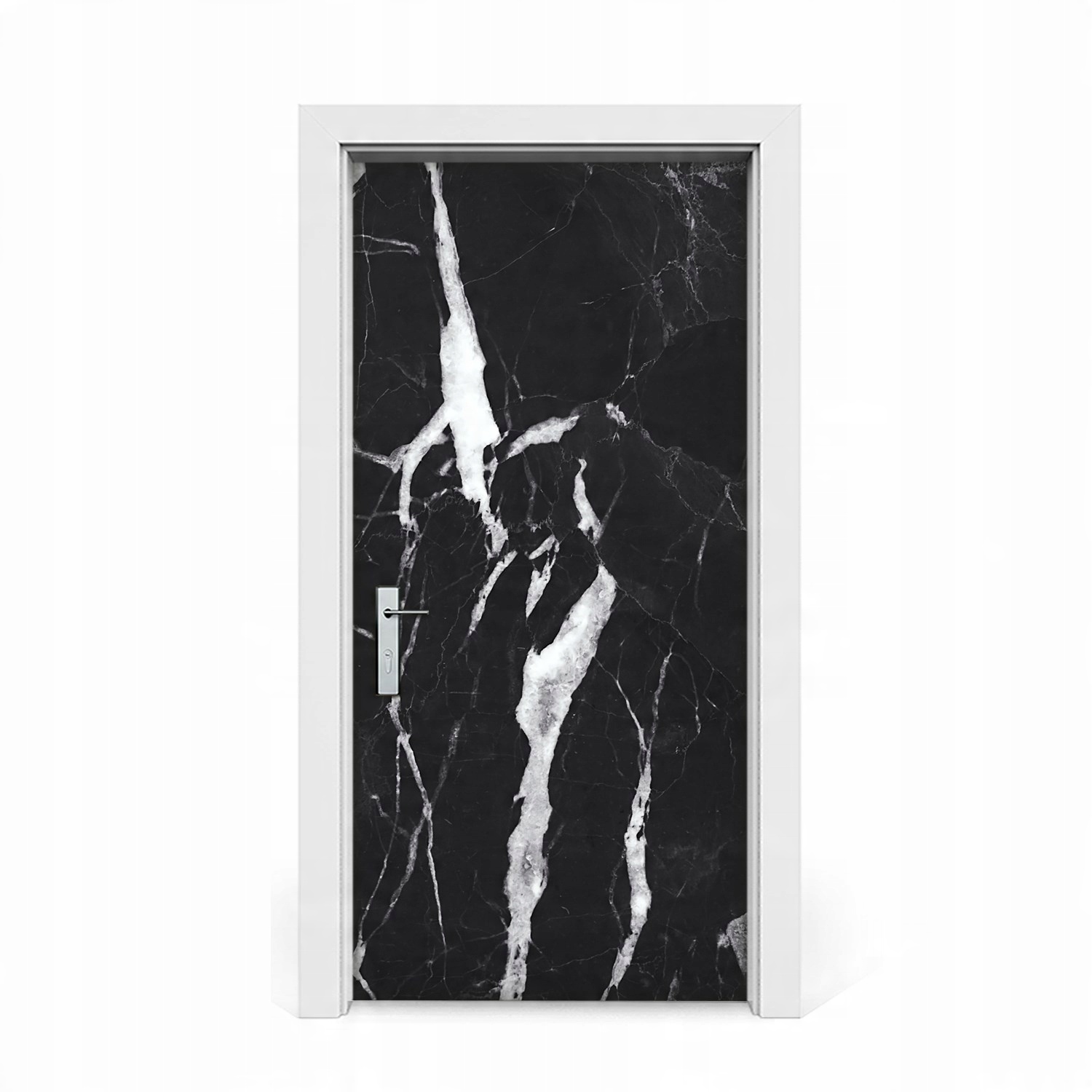 

Fototapeta na drzwi Czarny marmur loft 95x205