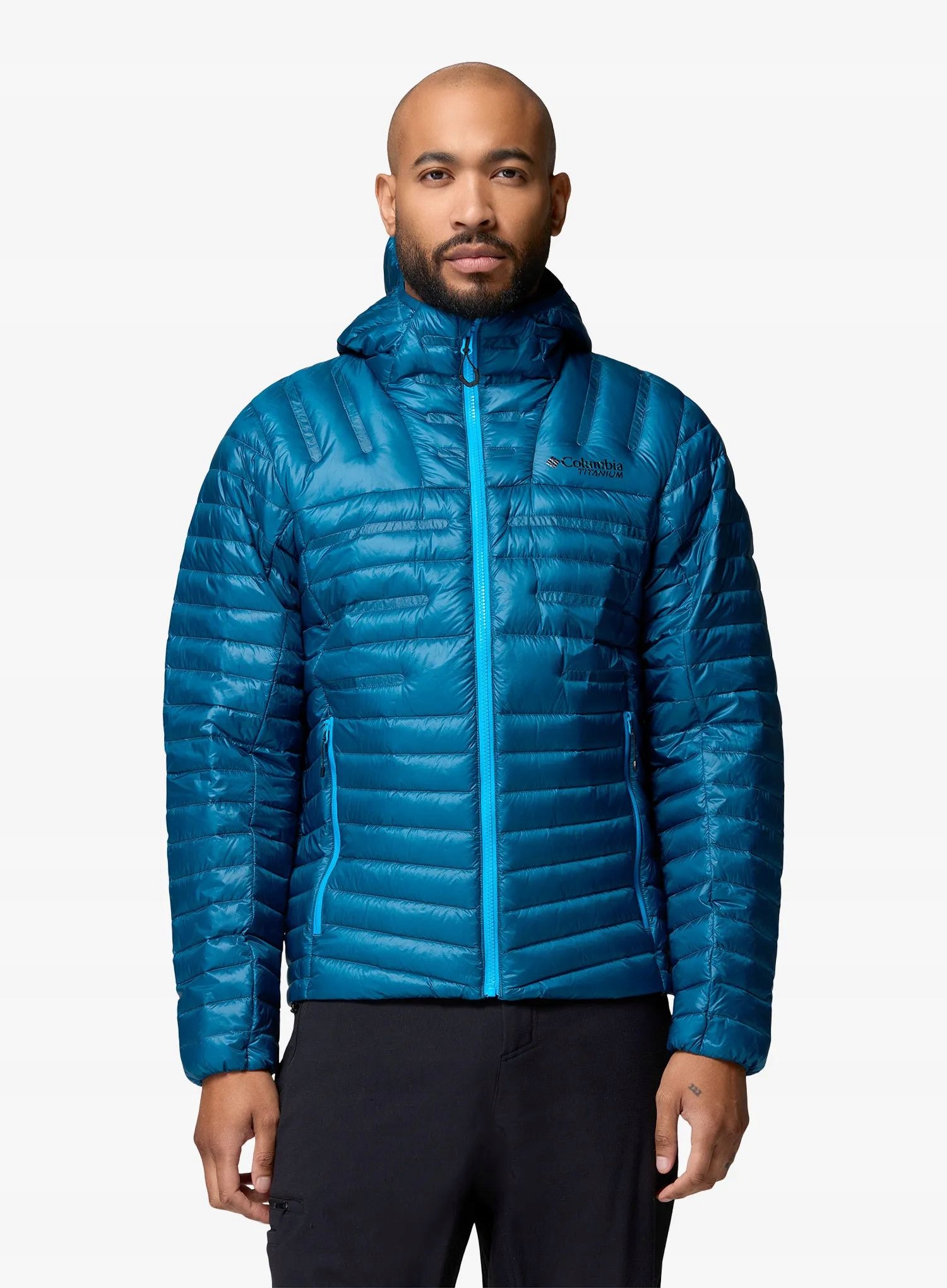 Kurtka puchowa Columbia Endevour Mountain Down Hooded Jacket ph. blue M