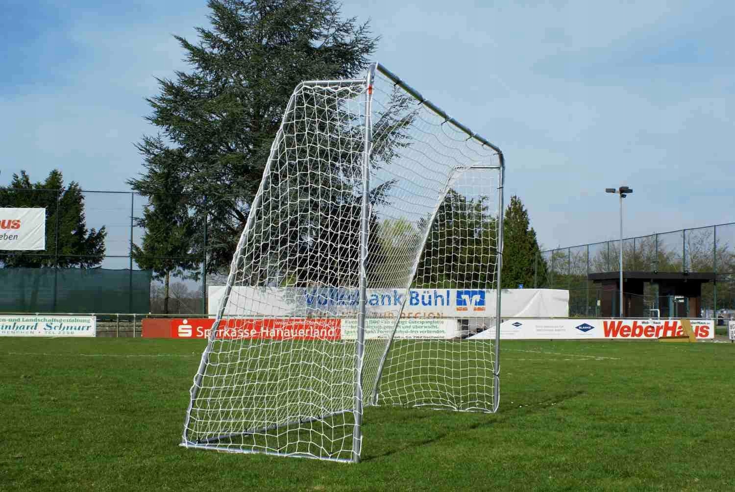 Power Shot Stalowa bramka do piłki nożnej 3m x 2m Biała /zk