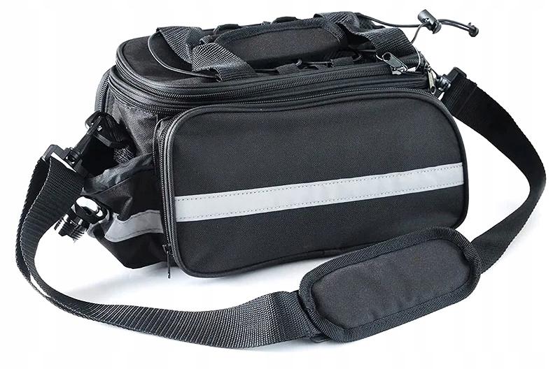 DUŻA TORBA NA ROWER BAGAŻNIK ROWEROWY SAKWA ROWEROWA ROZKŁADANY KUFER 30l Waga 700 g