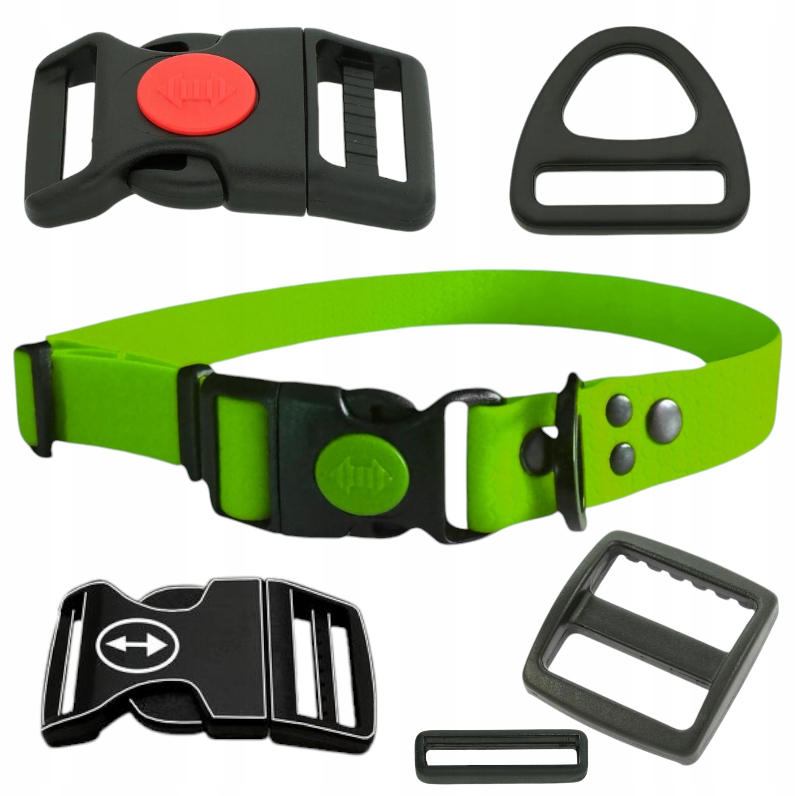 Levně Obojek S Pojistkou Pro Psy Proti Mrazu, Měkký, Voděodolný, Biothane Hexa M