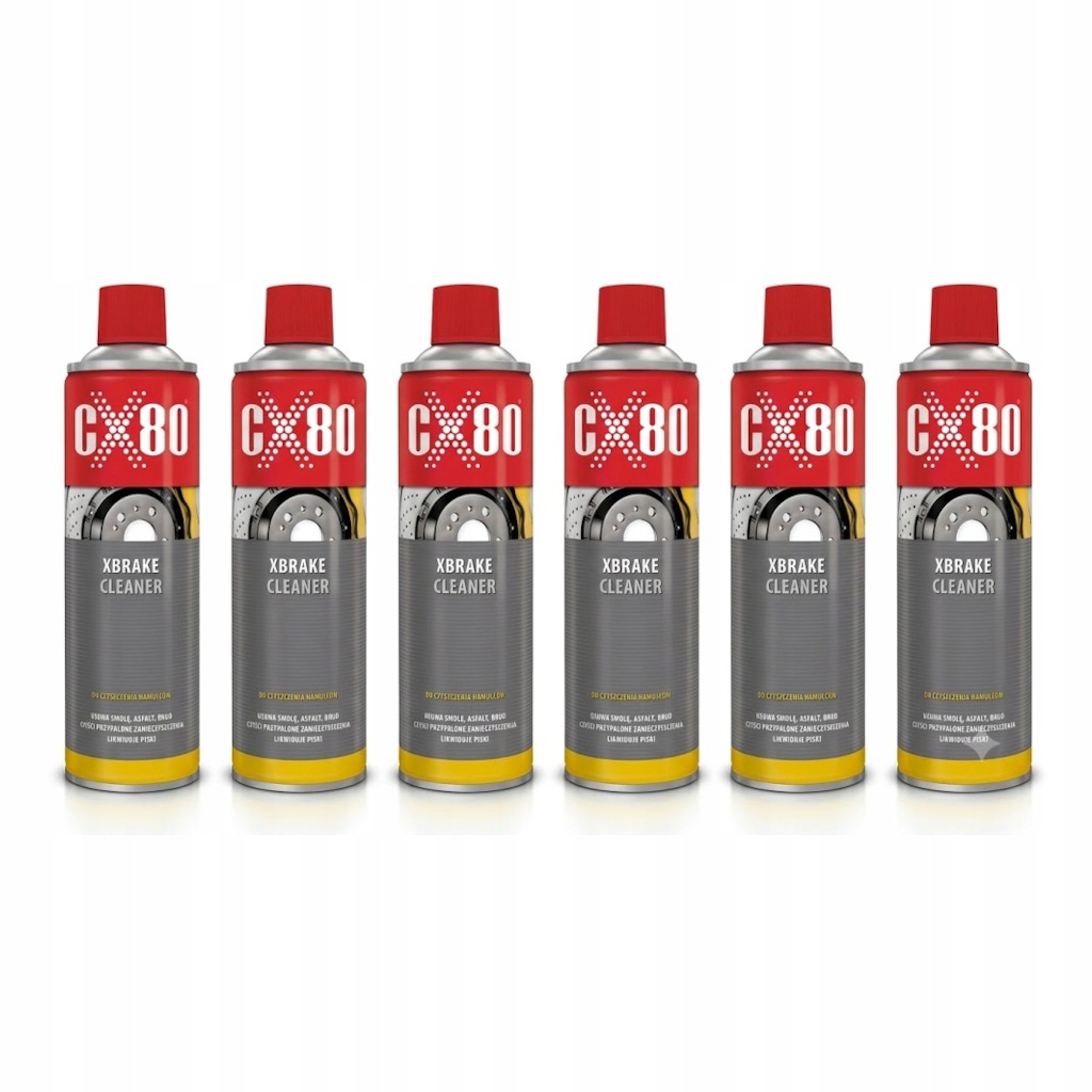 Xbrake Cleaner 600ml preparat do czyszczenia hamulców CX80 x6