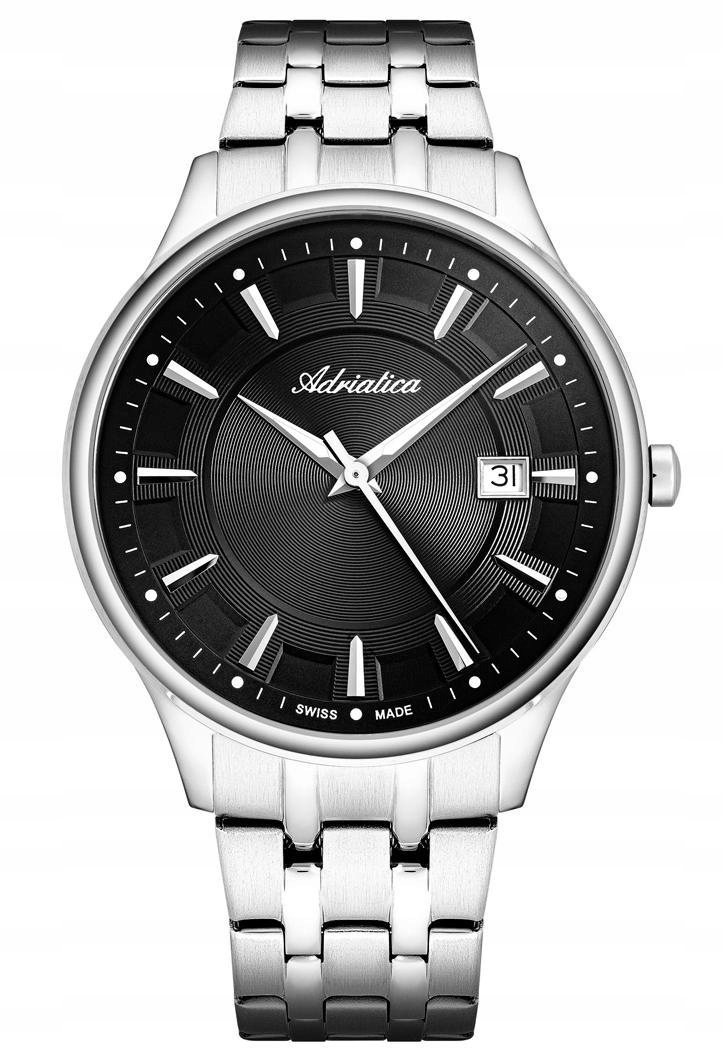 Nové Originální Pánské Hodinky Adriatica A1300.5114Q stříbrné