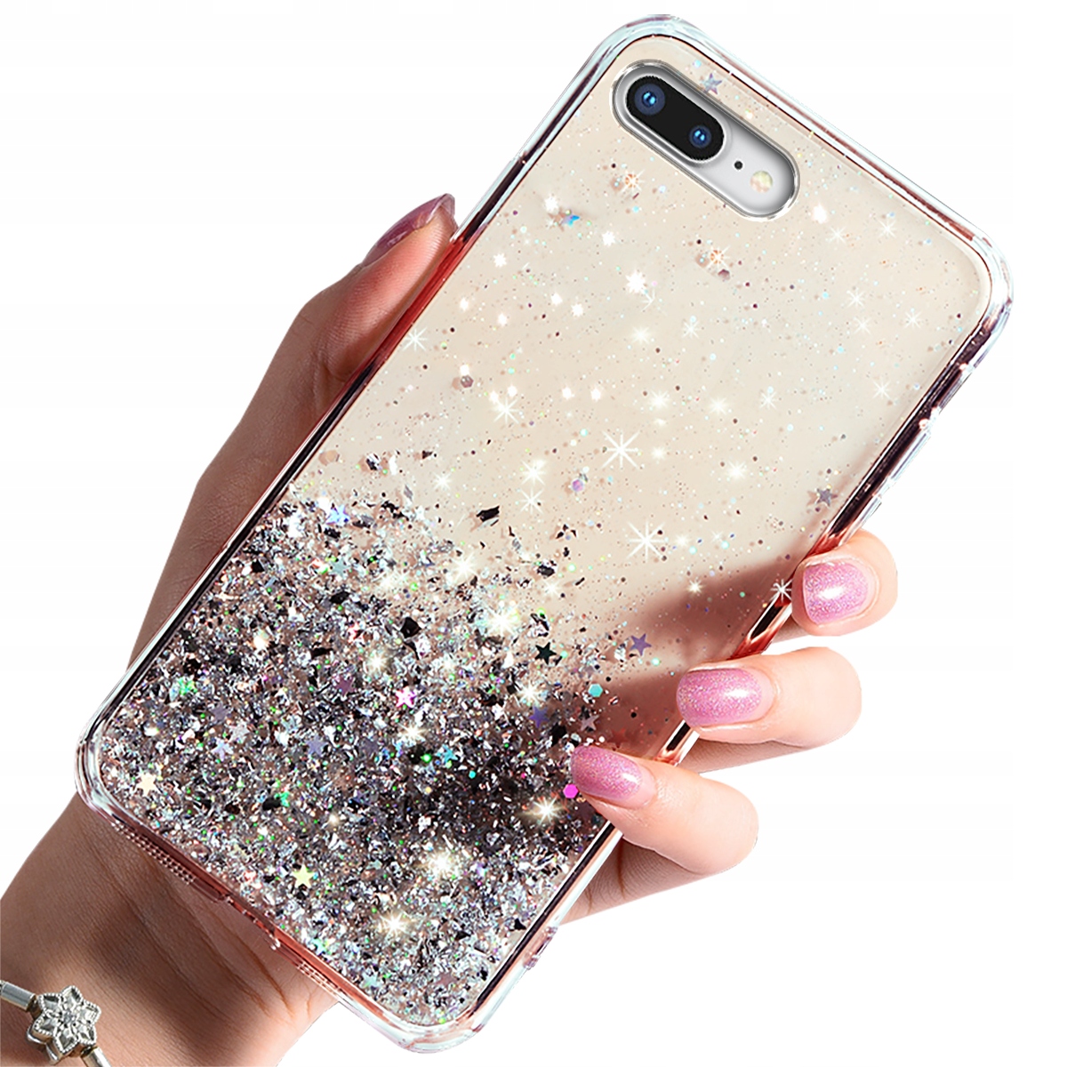 

Etui Case Brokat Szkło 9H do iPhone 7+ 8+ Plus