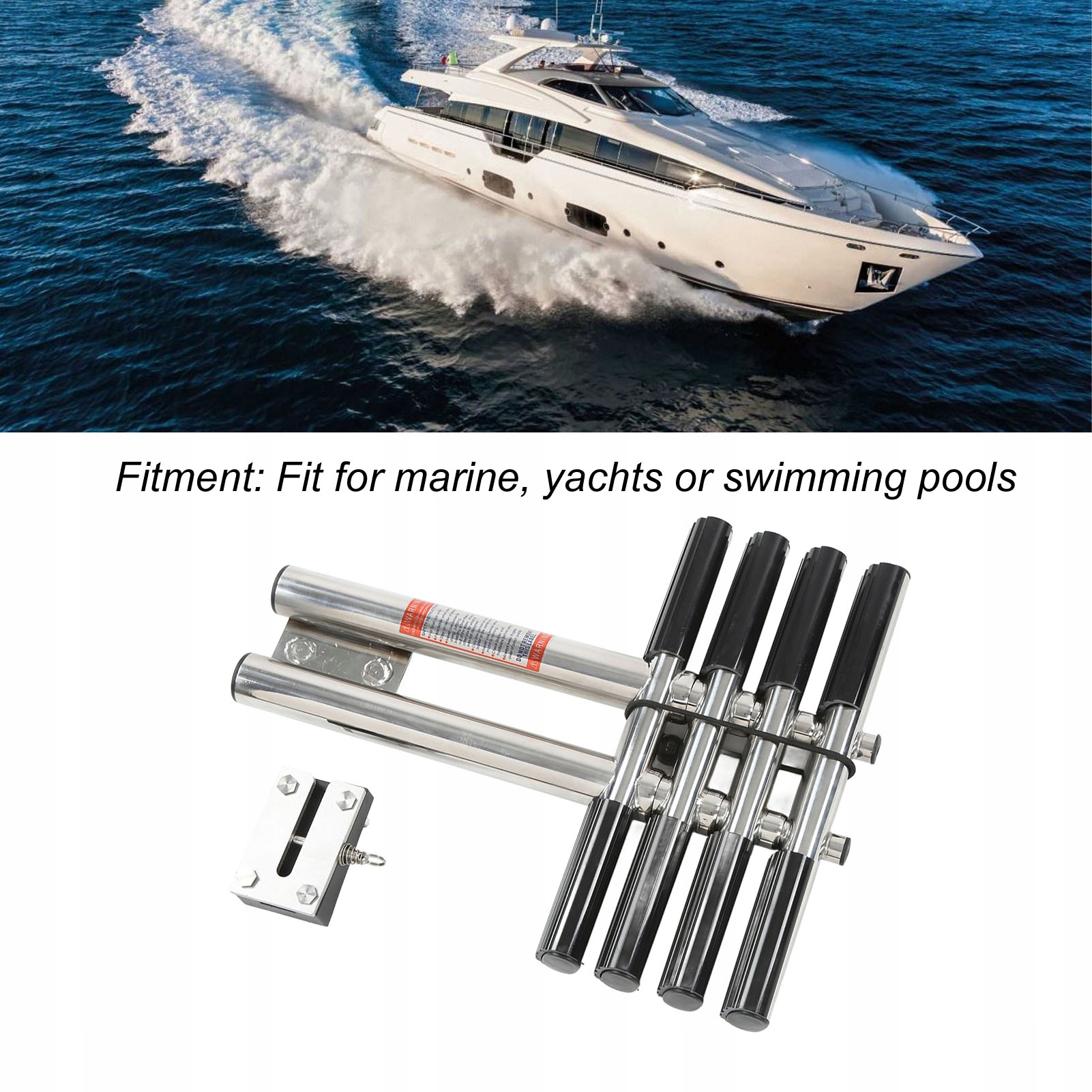 4STOPNIE DRABINKA RUFOWA DO ŁODZI I JACHTÓW TELE Liczba szczebli 1