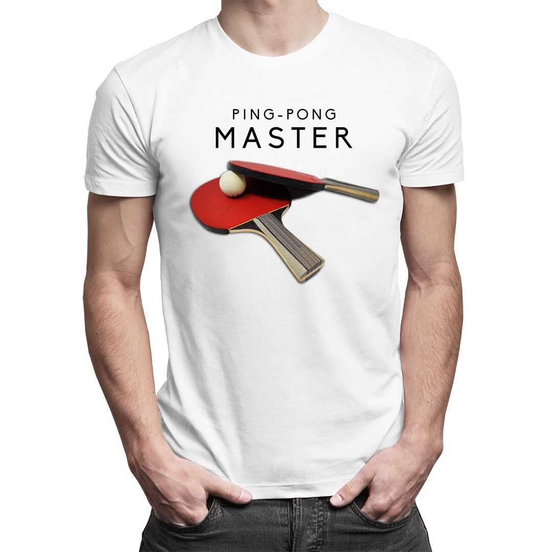 

Męska koszulka - prezent dla ping-pong mastera
