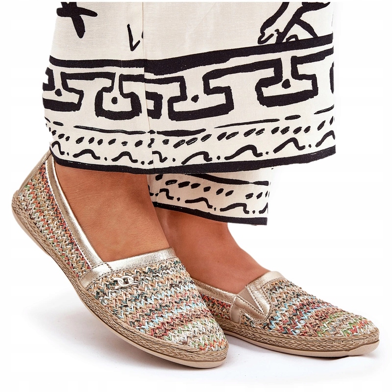 Elegantní Kožené Mokasíny S Výpletem Pro Ženy, Vícebarevné, Velikost 36